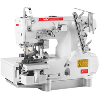 V-562D-07ATCx356 Direct drive flat bed interlock with loop cutting knife at front, with loop length auto cutting device at back side